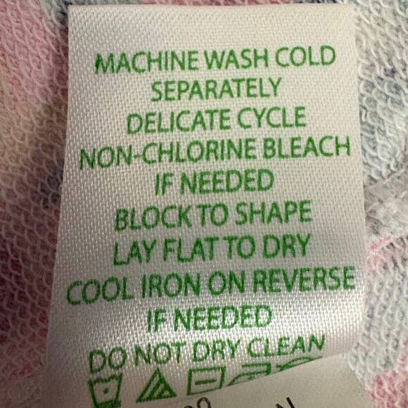 Lilly Pulitzer Pink Floral Half Zip Pullover Top Size M - Picture 7 of 8